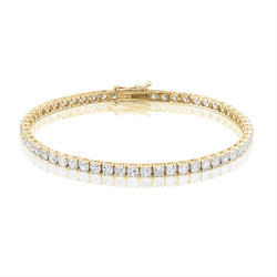 5.8ct Diamond Tennis Bracelet In 18ct Yellow Gold